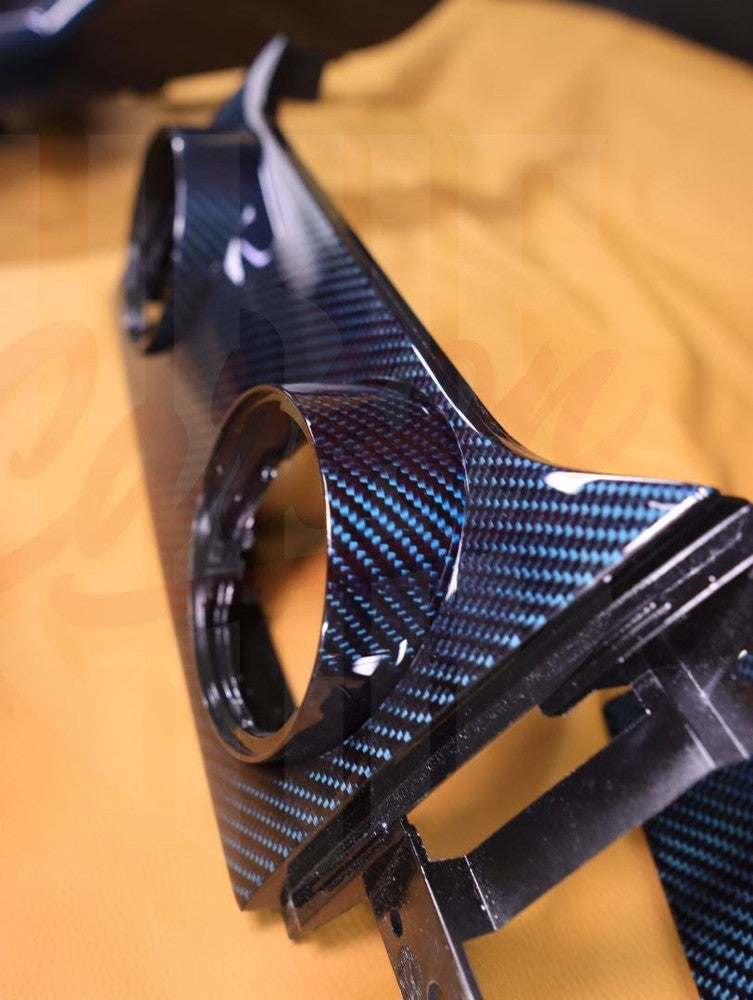 2005-2009 Mustang S197 Blue Carbon Fiber Dashboard Trim