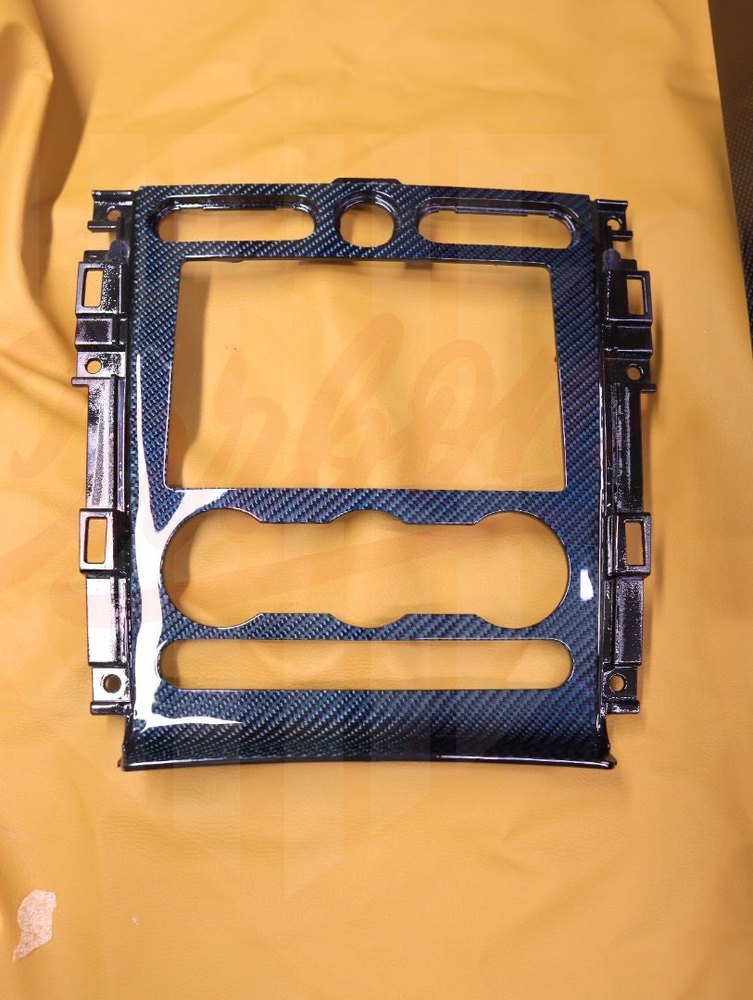 2005-2009 Mustang S197 Blue Carbon Fiber Radio Bezel