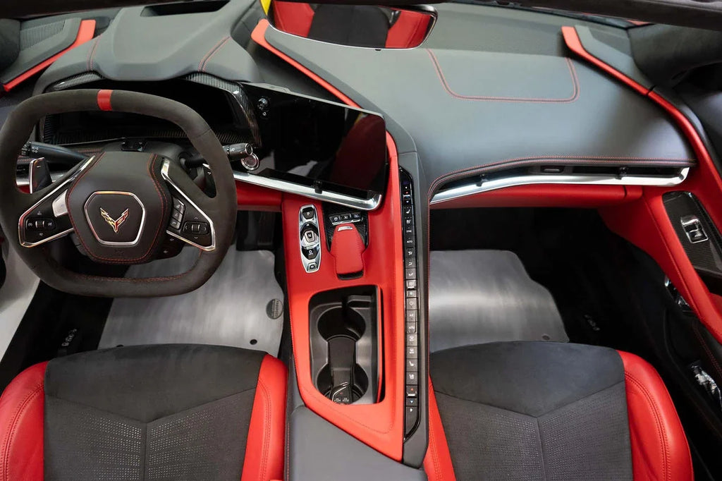 Corvette C8 Aluminum Floor Mats / Track Mats (2020+)