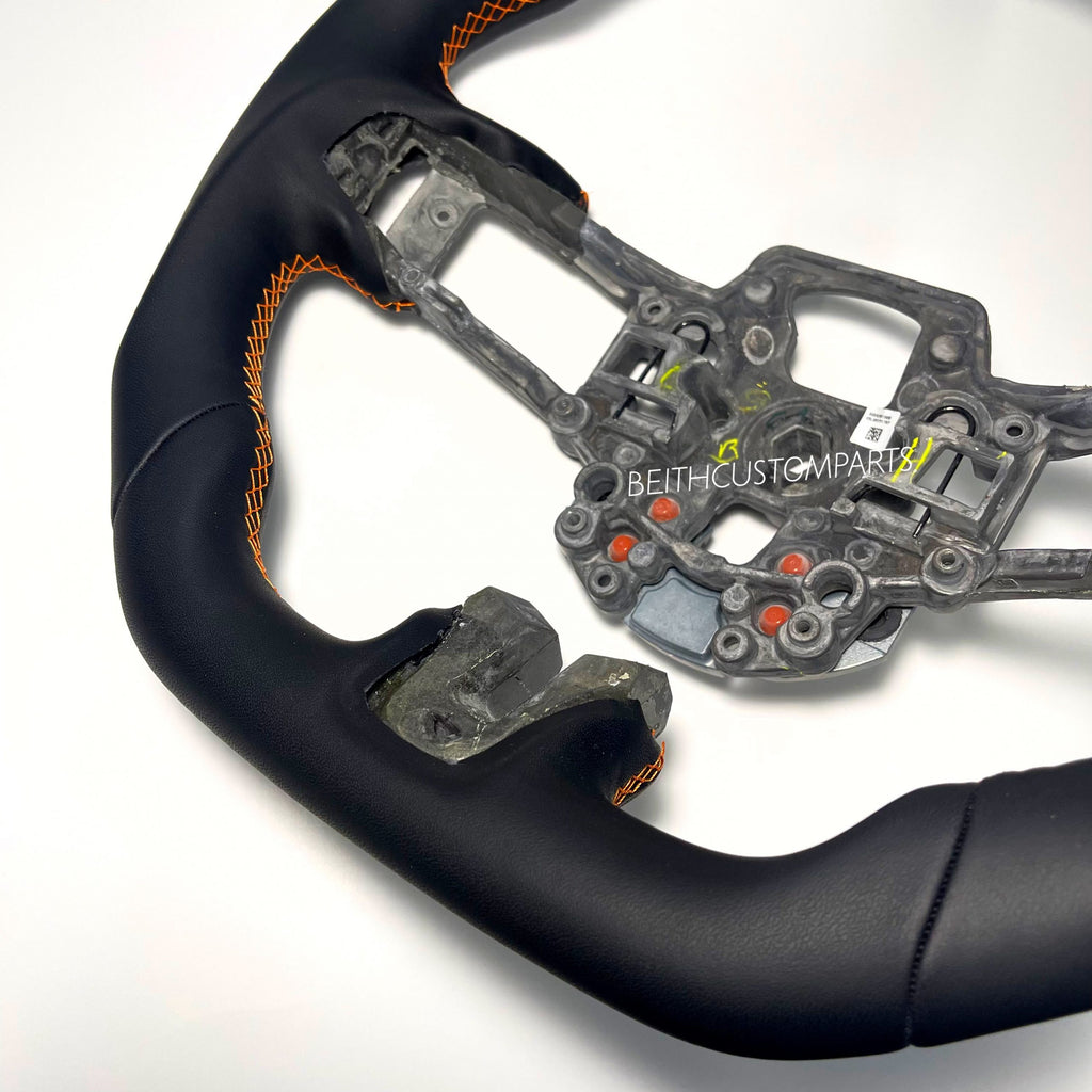 2018-2022 Ford Mustang – Full Leather – Orange Stitching