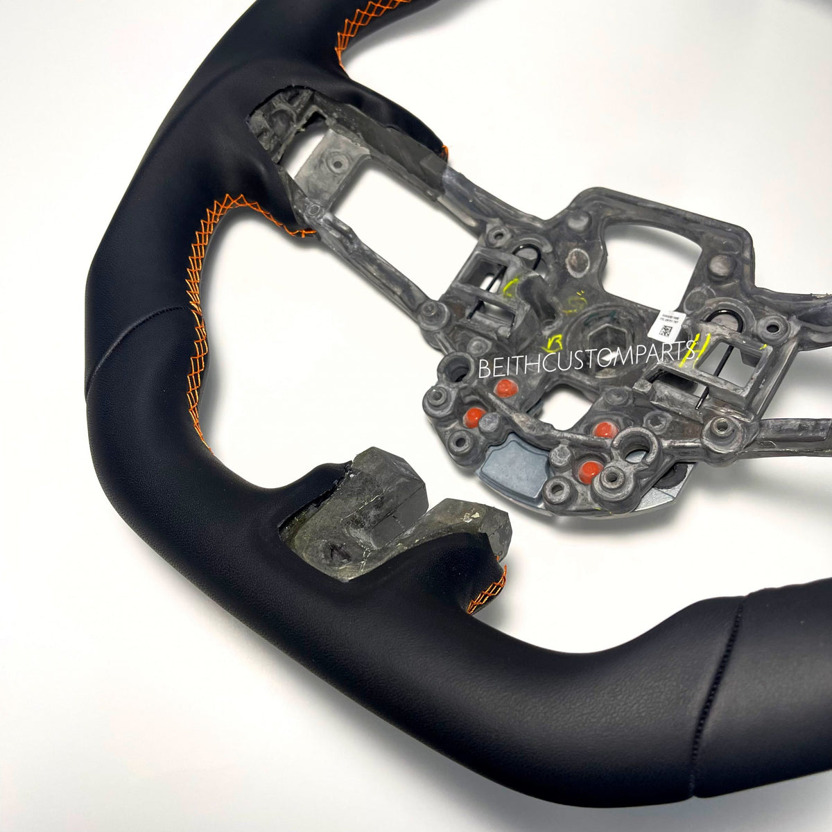 2018-2022 Ford Mustang – Full Leather – Orange Stitching