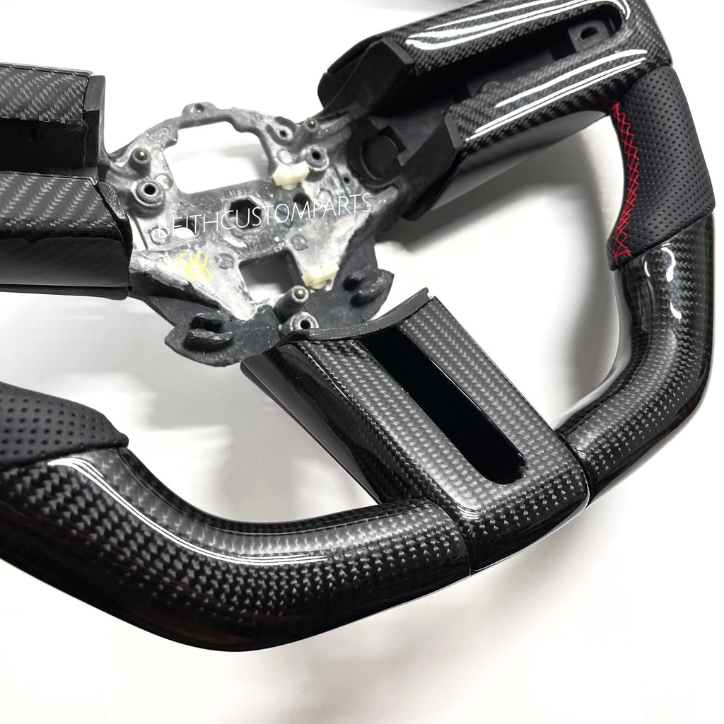 2005-2009 Ford Mustang – Carbon – Red Stitching