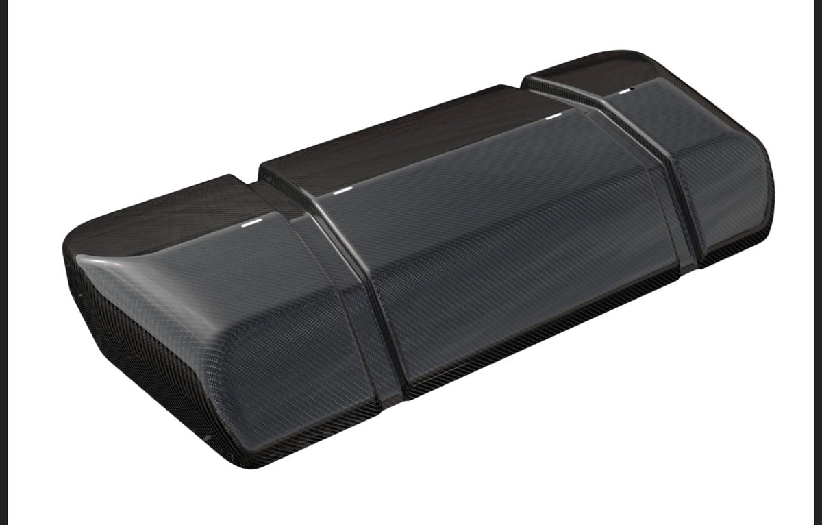1982-2004 Ford Mustang Carbon Fiber Trunk Gas Tank Cover Panel