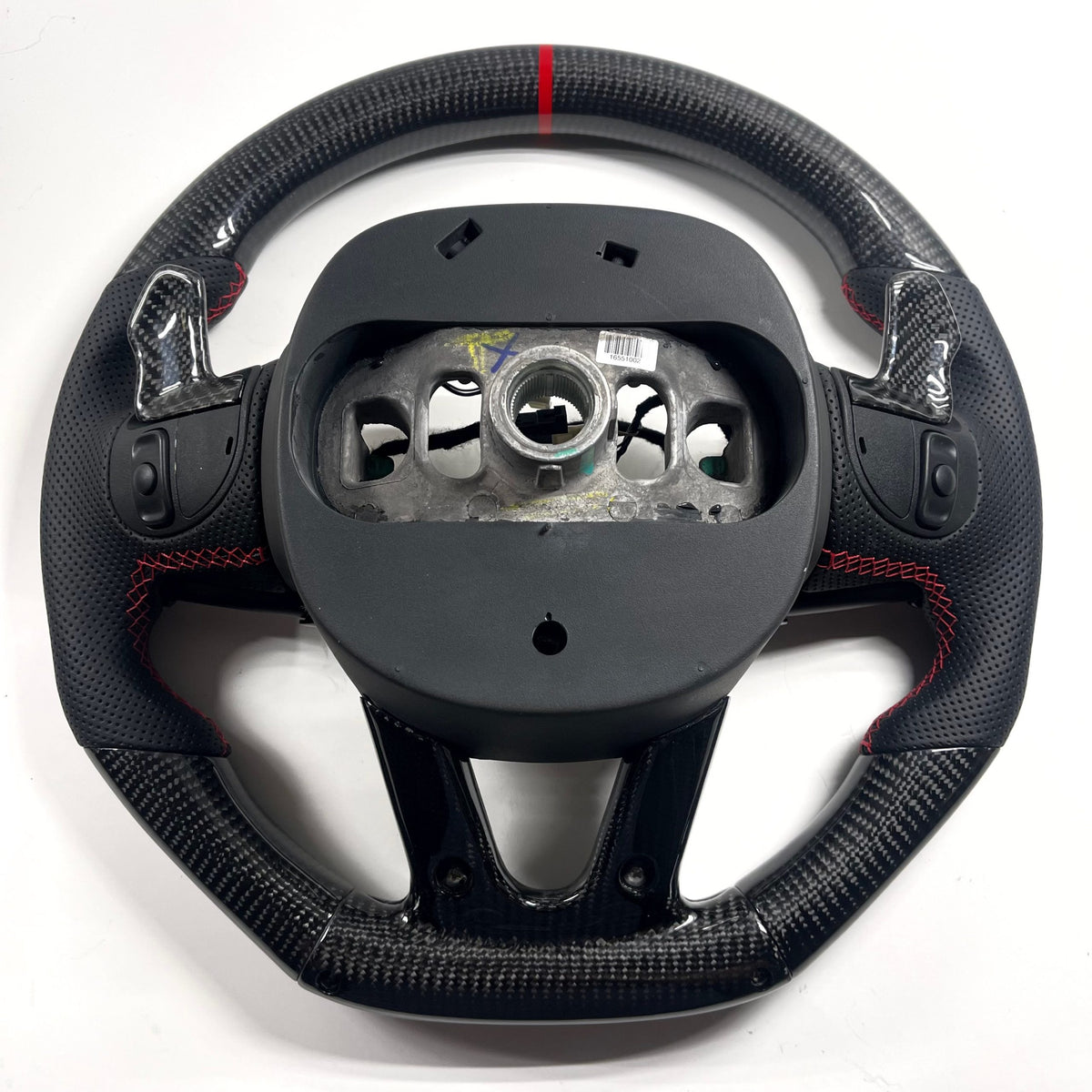 2015+ Dodge Hellcat / 2014+ Jeep SRT – Carbon – Red Stitching