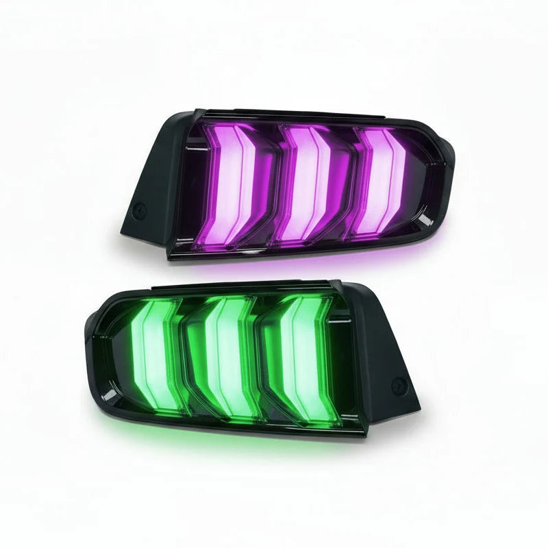 2015 - 2023 Ford Mustang RGB tail lights - Flow Series