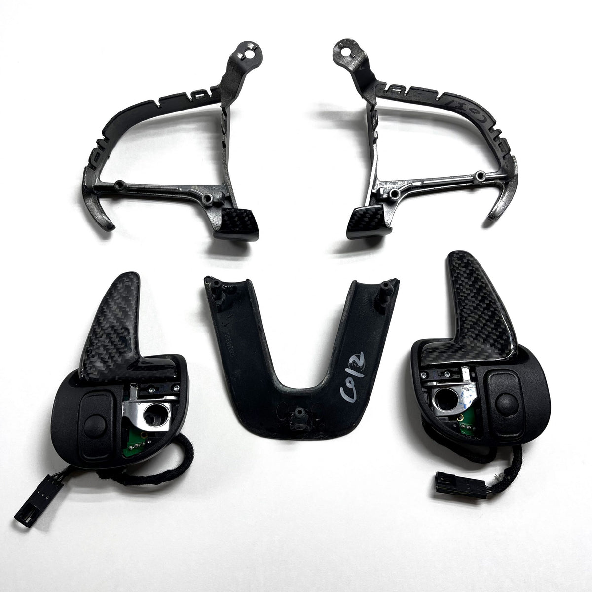 2015+ Dodge Charger/Challenger – Carbon Trim + Paddles