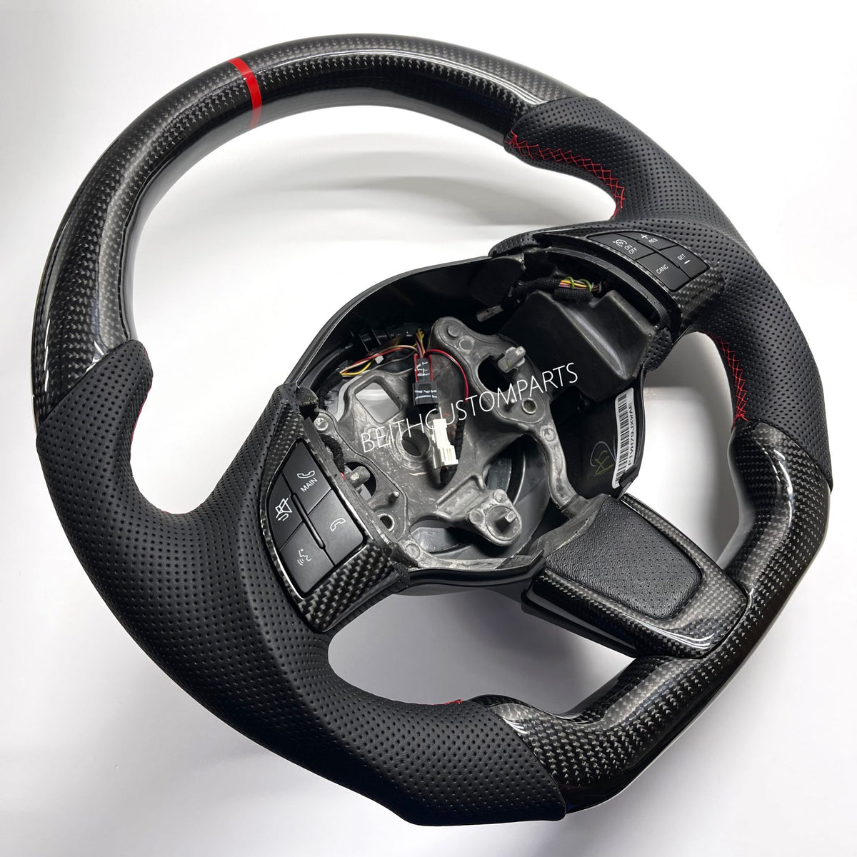 2013-2016 Fiat 500 ABARTH – Carbon – Red Stitching