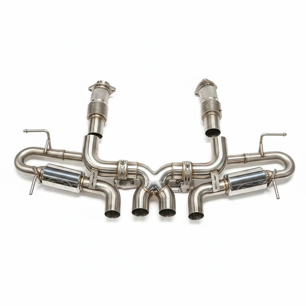 Fabspeed Corvette C8 ZR1 Stainless Steel Valved Cat-Back Exhaust System (2025+)