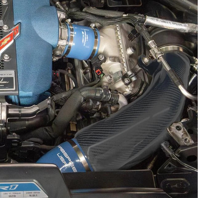 2025+ Chevrolet Corvette C8 ZR1 / 2026+ ZR1X Fabspeed High-Flow Carbon Fiber Intake Pipes