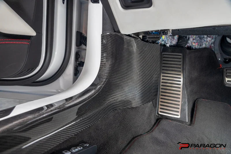 C8 Corvette Carbon Fiber Inner Door Sill Panels