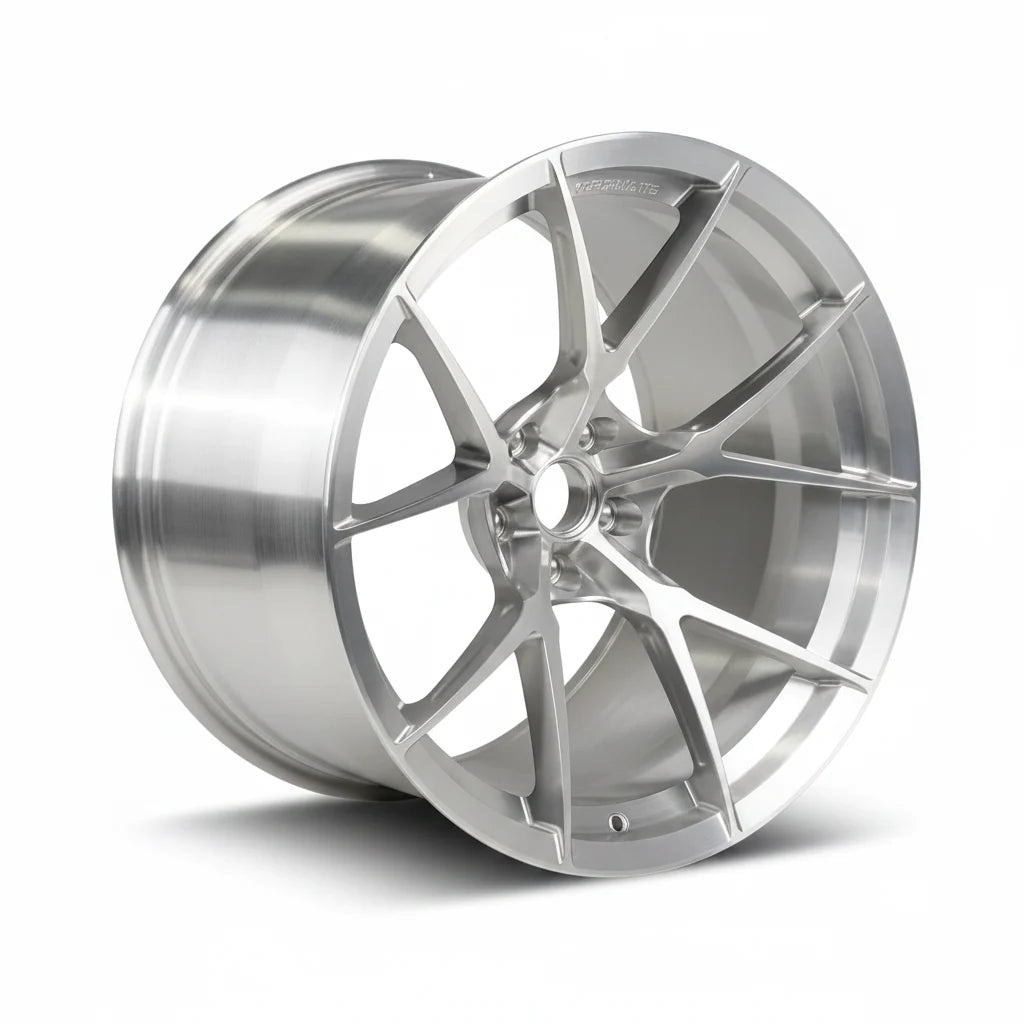 Forgedlite MC5 Brushed Aluminum Forged Wheels (20x10 Front / 21x13 Rear)