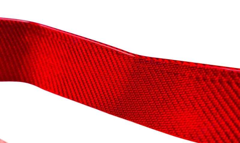 2020–2025 Corvette C8 Red Carbon Fiber Gauge Cluster Trim Overlay