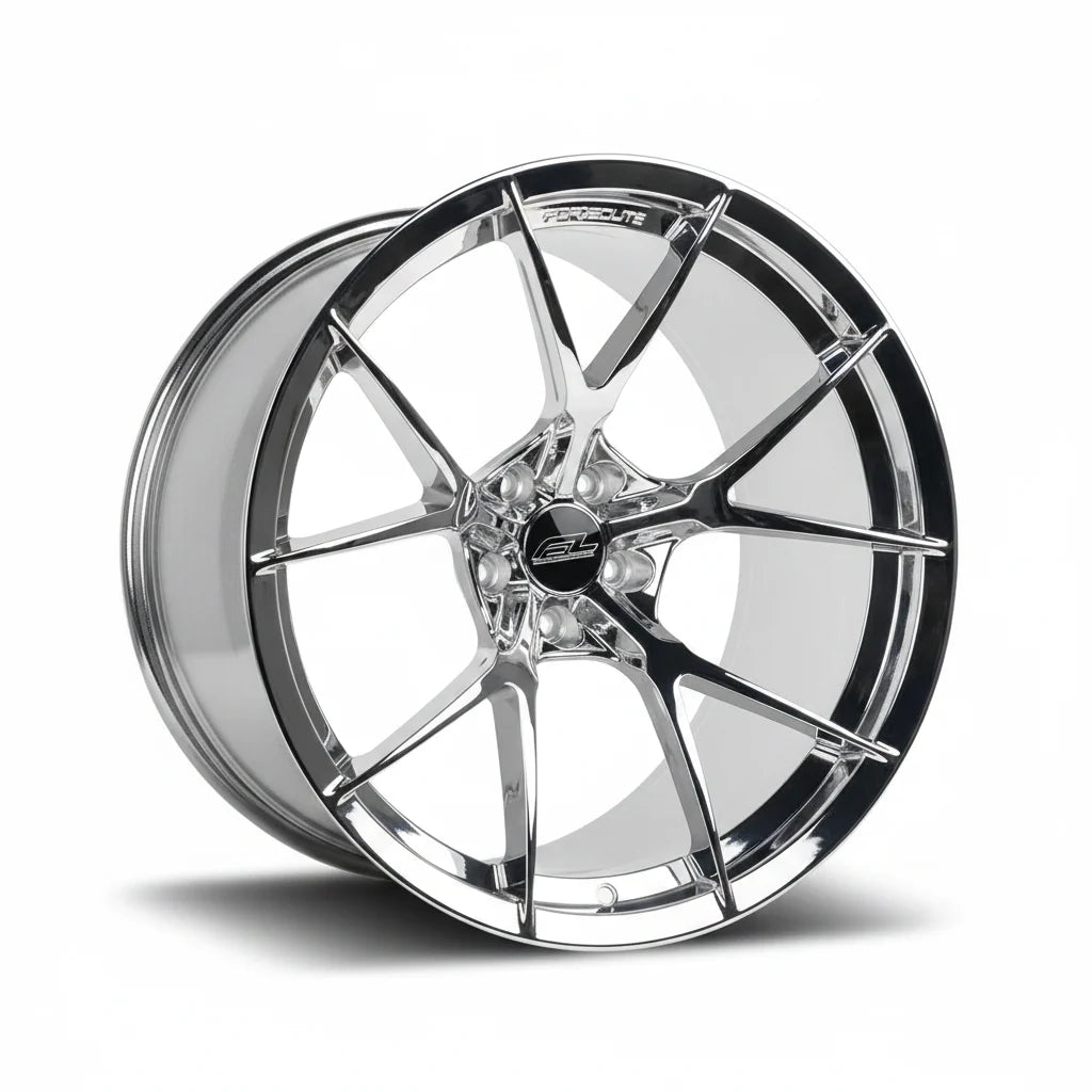 Forgedlite MC5 Chrome Forged Wheels (20x10 Front / 21x13 Rear)