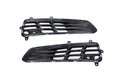 C8 Corvette Widebody Rear Bumper Exhaust Grilles – Carbon Flash GM OEM