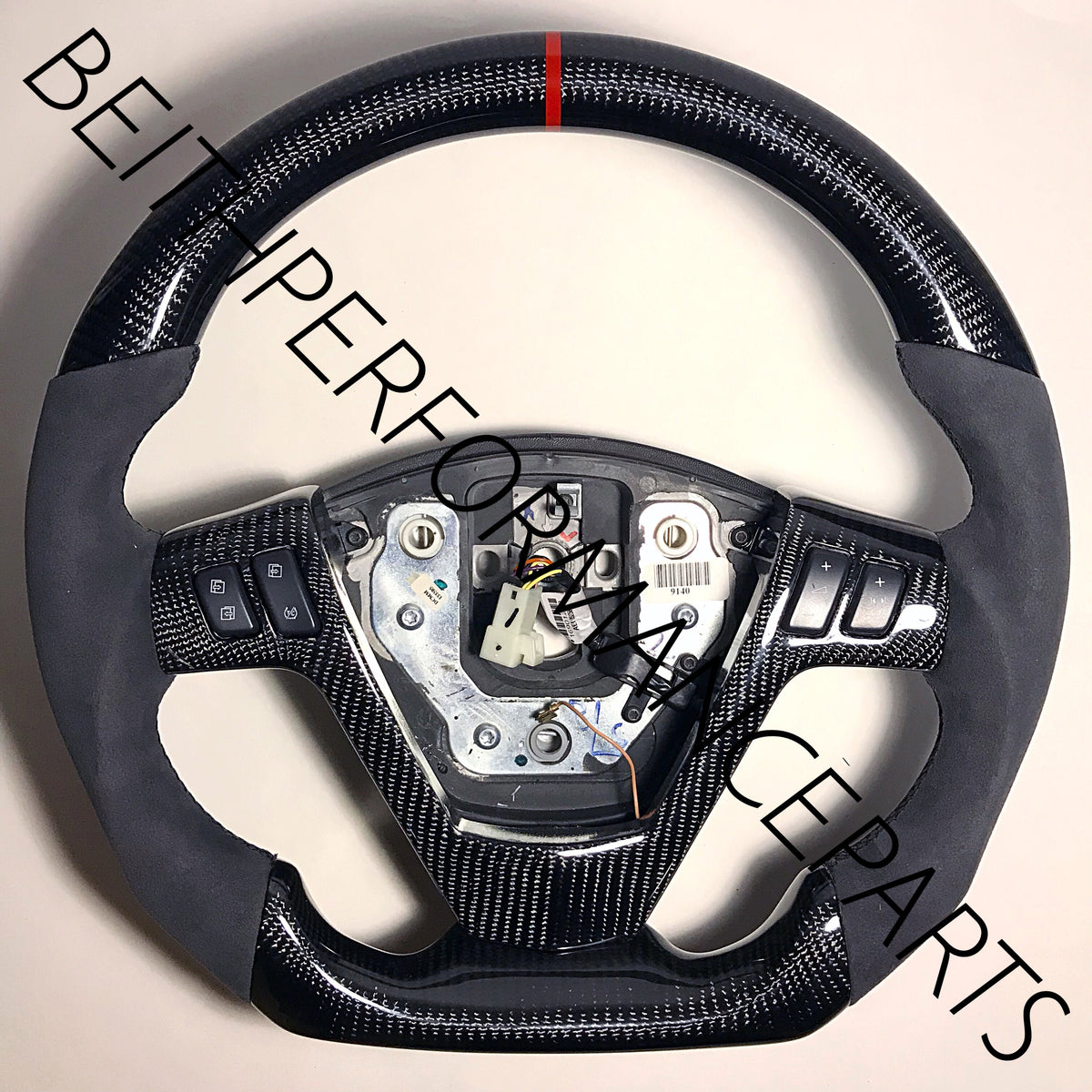2004-2007 Cadillac CTS-V – Carbon – Black Stitching, Red Stripe