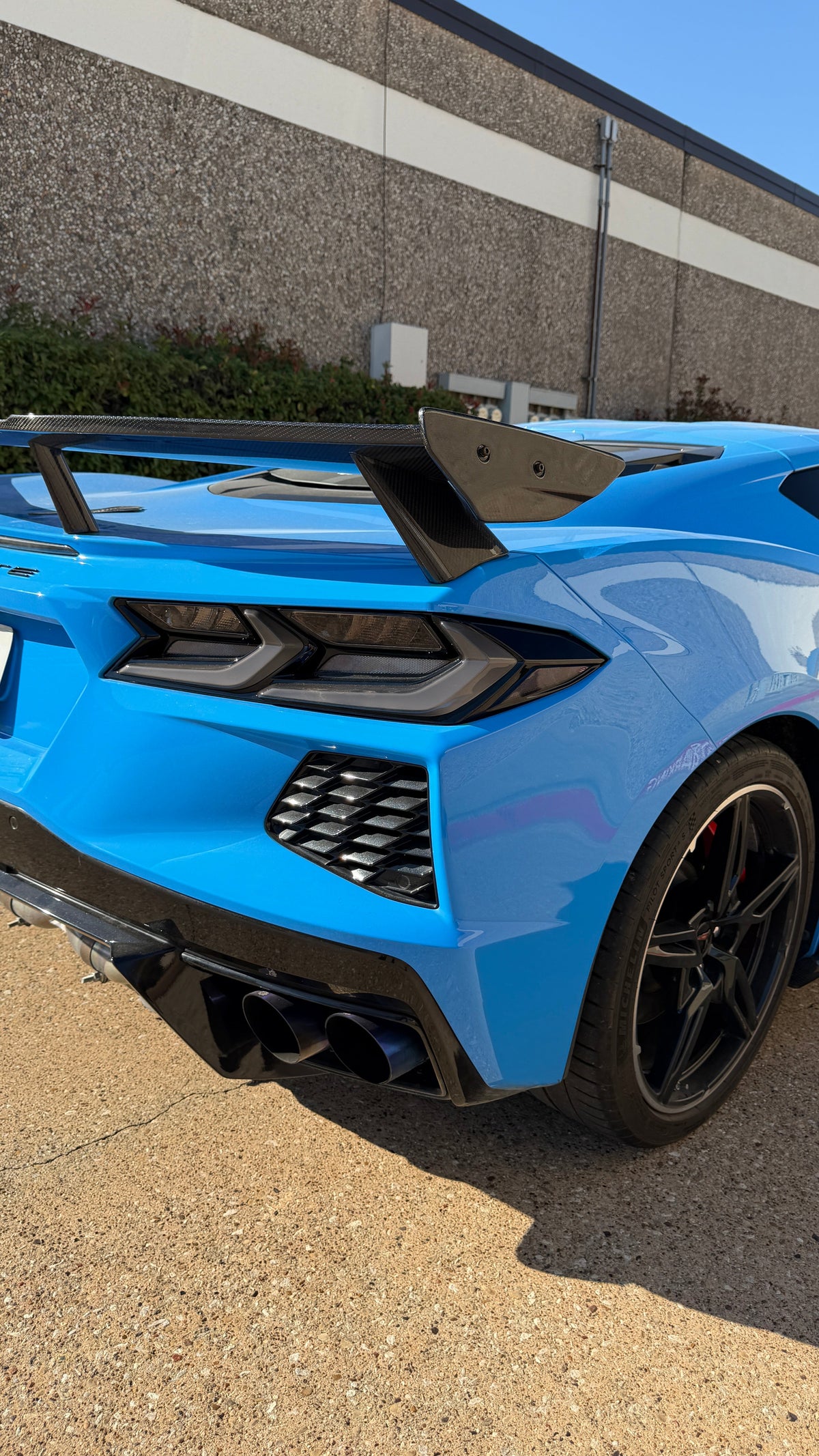 2020-2026 Corvette C8 Euro Smoke Style LED Taillights Amber Sequential Pair