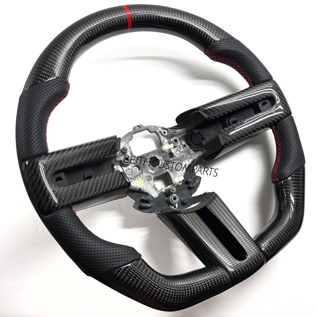 2011-2014 Ford Mustang – Carbon – Red Stitching