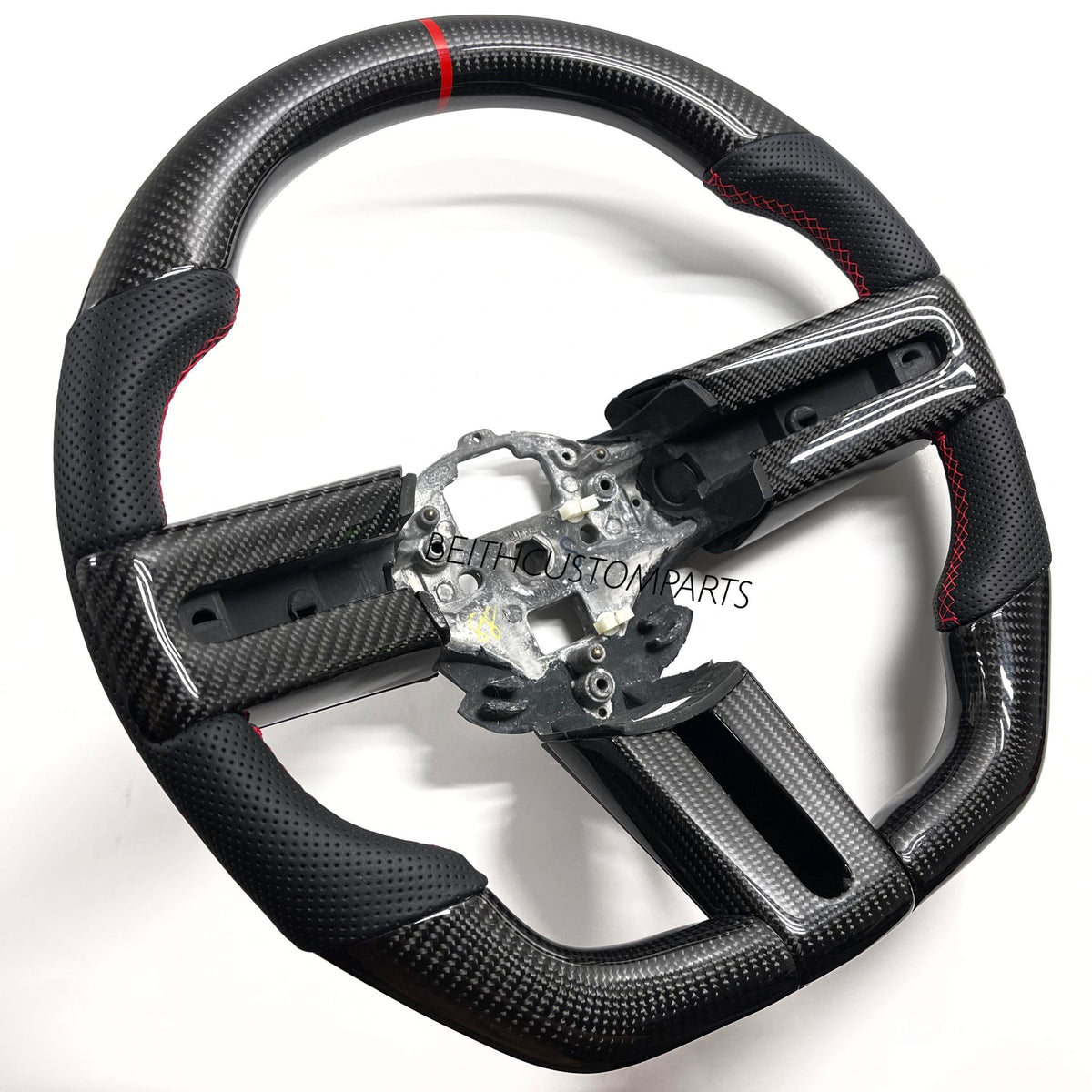 2011-2014 Ford Mustang – Carbon – Red Stitching