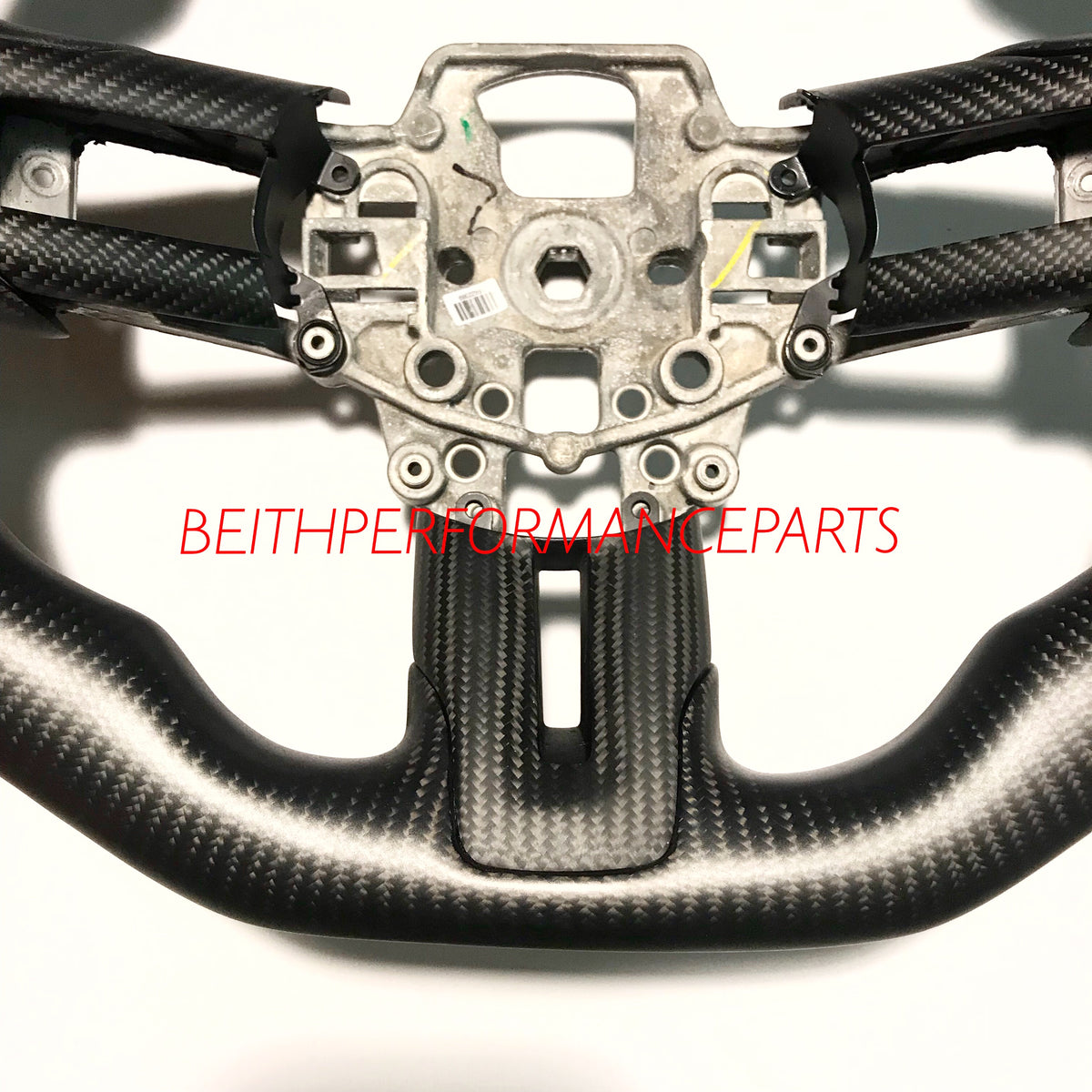 2015+ Mustang – Matte/Dry Carbon – Package Deal – Flat Top, Red Stripe