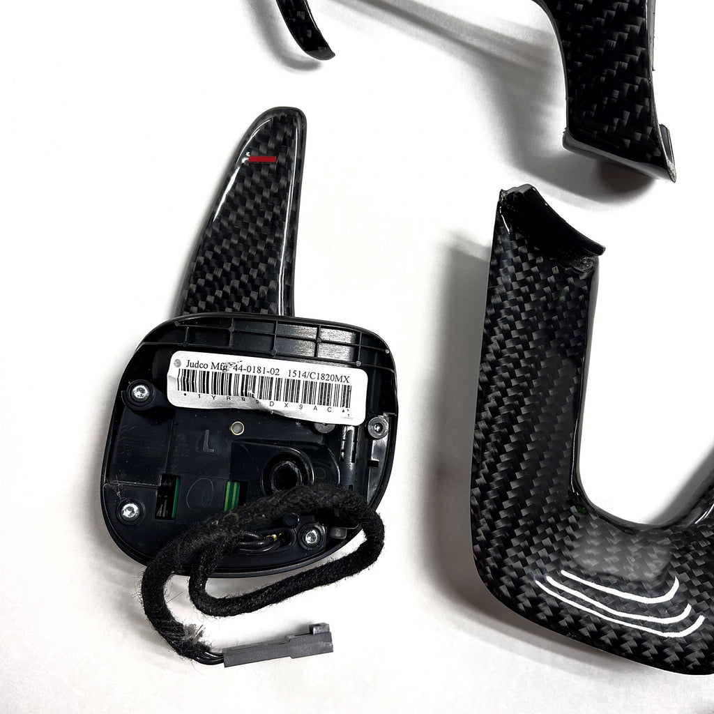 2015+ Dodge Charger/Challenger – Carbon Trim + Paddles
