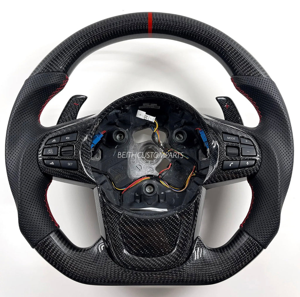 2020+ Toyota Supra – Carbon – Red Stripe