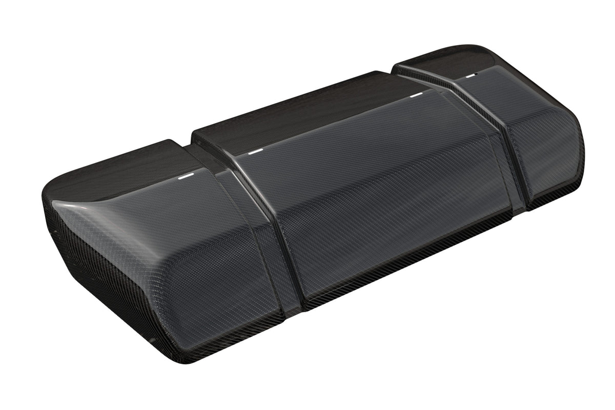 1982-2004 Ford Mustang Carbon Fiber Trunk Gas Tank Cover Panel