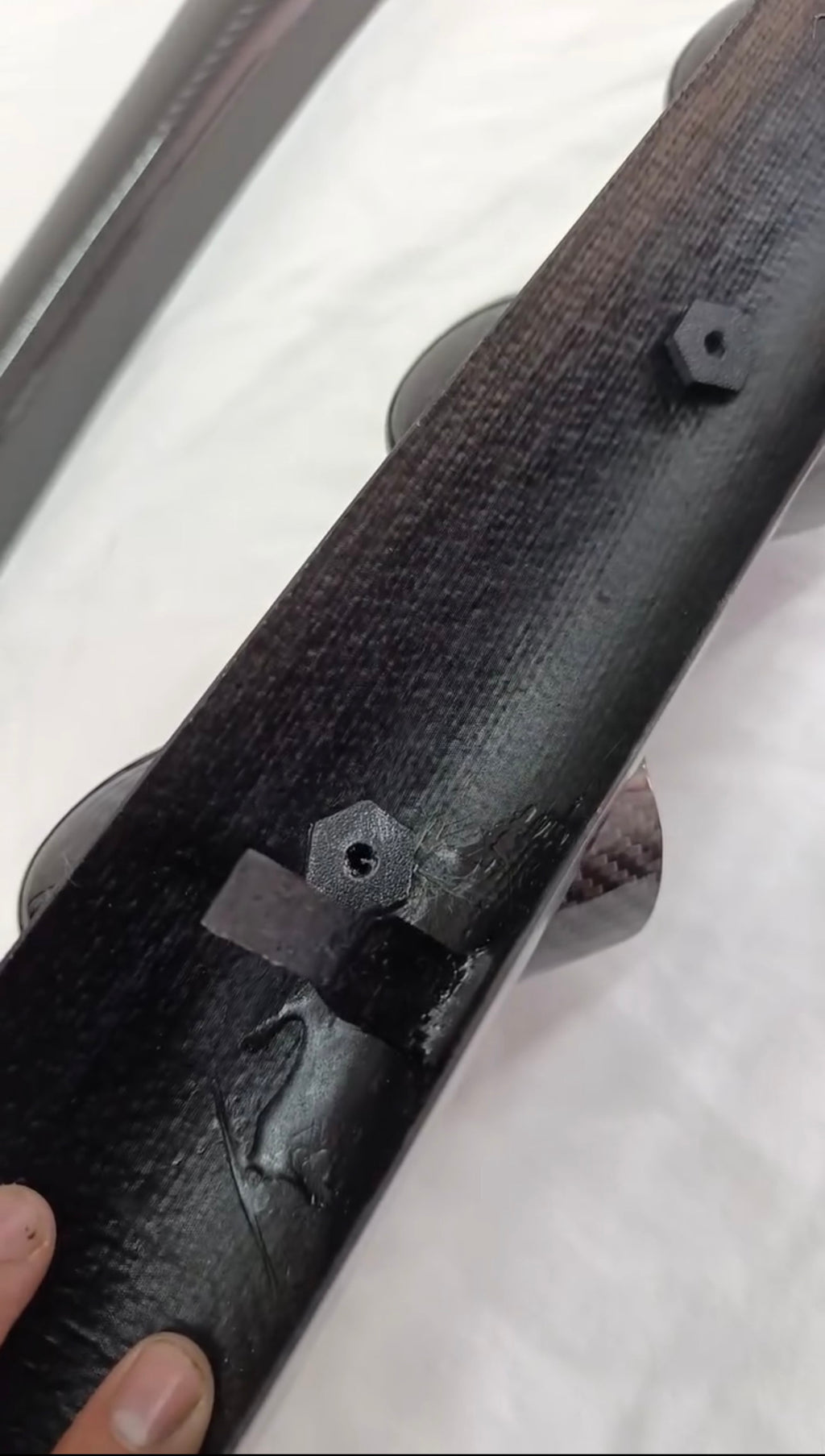 1994-2004 Ford Mustang Carbon Fiber Triple Gauge Pod A-Pillar Trim (Pair)
