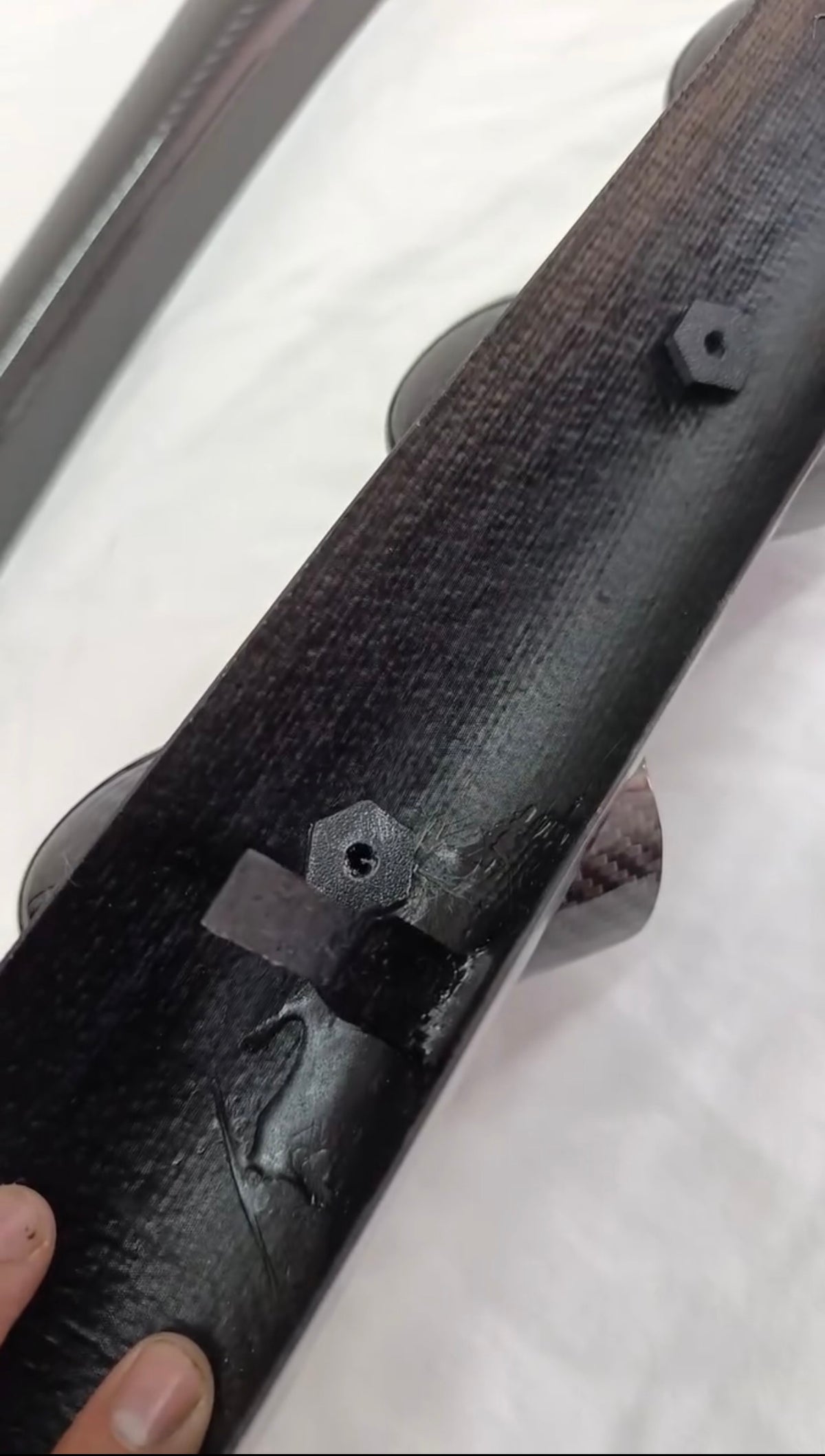 1994-2004 Ford Mustang Carbon Fiber Triple Gauge Pod A-Pillar Trim (Pair)