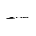 C8 Corvette Z06 Gloss Black Emblems – GM OEM Pair