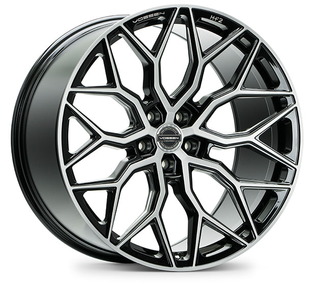 Vossen HF-2 Hybrid Forged Wheels for Corvette C8 – 19x8.5 Front & 20x11 Rear Gloss Black