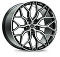 Vossen HF-2 Hybrid Forged Wheels for Corvette C8 – 20x9 Front & 21x12 Rear Gloss Black