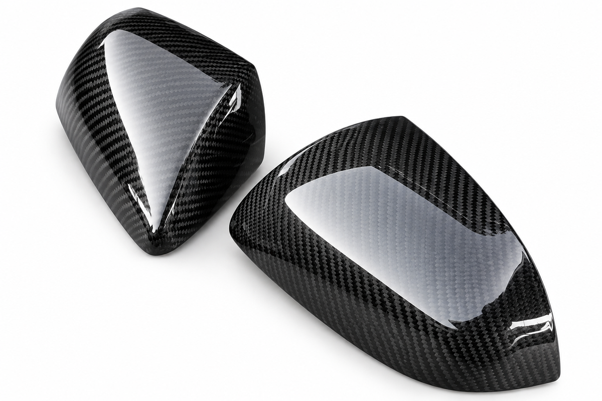 2002-2009 Chevy TrailBlazer SS Carbon Fiber Side Mirror Covers - Pair (Left & Right)