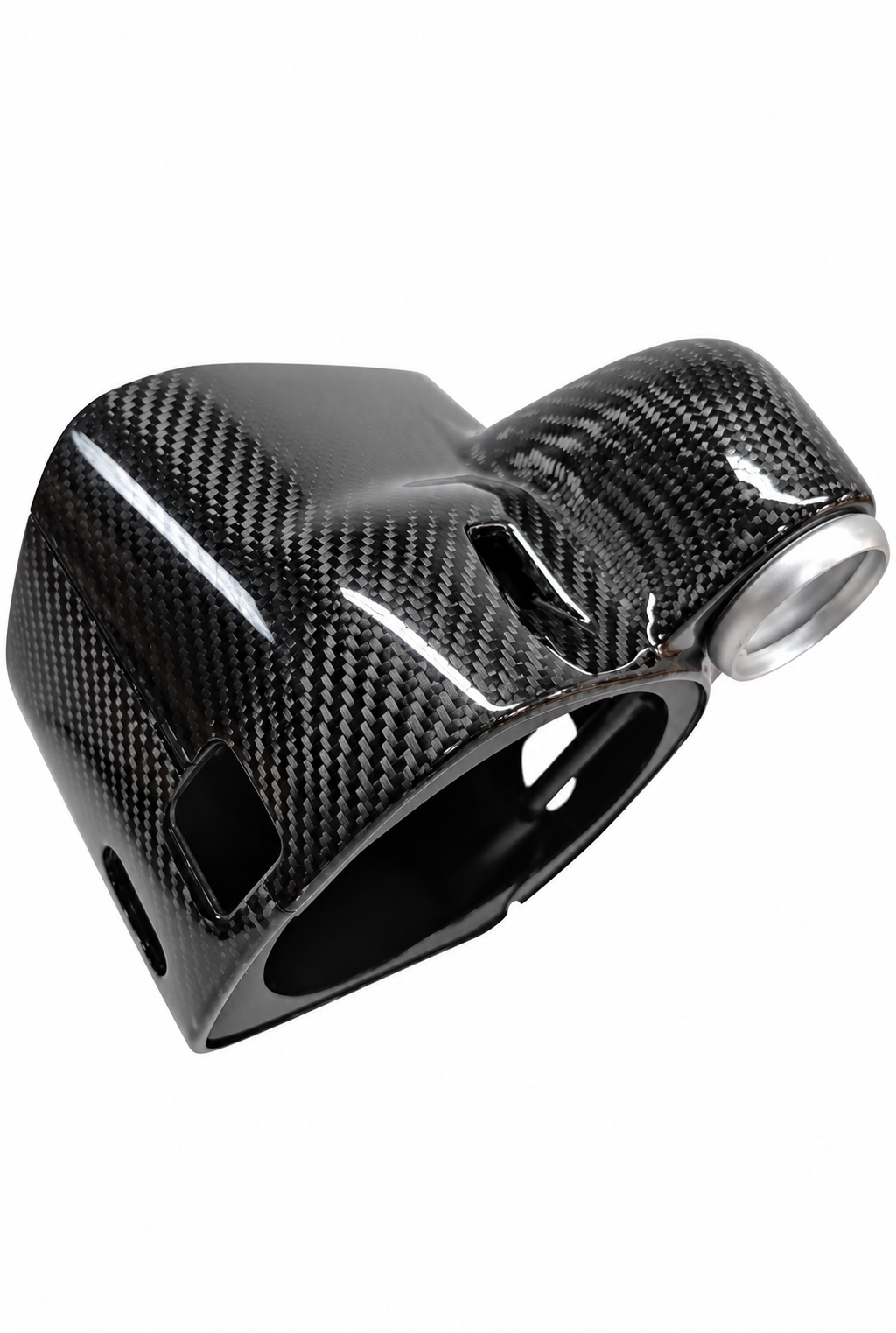 1994-2004 Ford Mustang Carbon Fiber Steering Column Cover with Gauge Pod