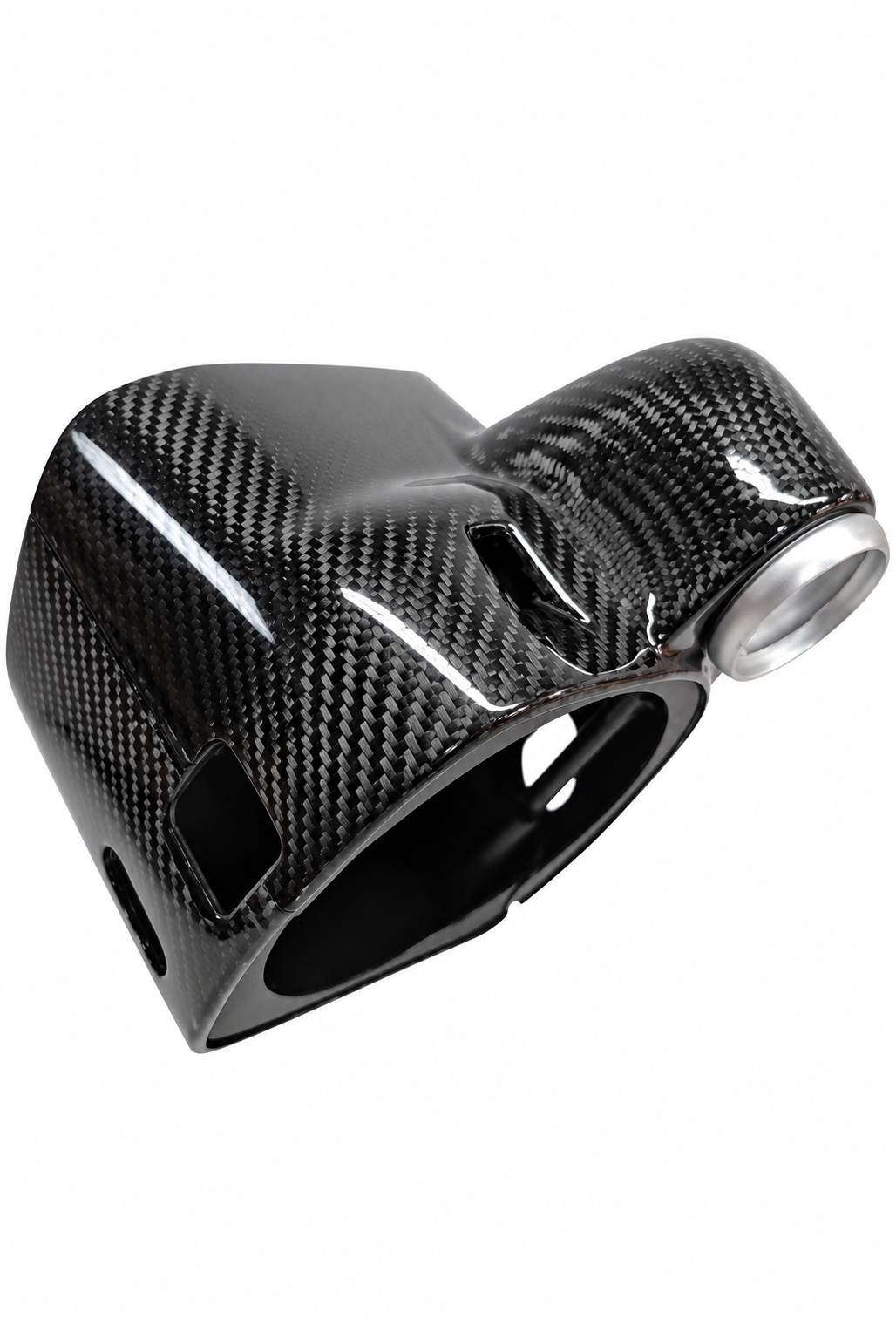 1994-2004 Ford Mustang Carbon Fiber Steering Column Cover with Gauge Pod
