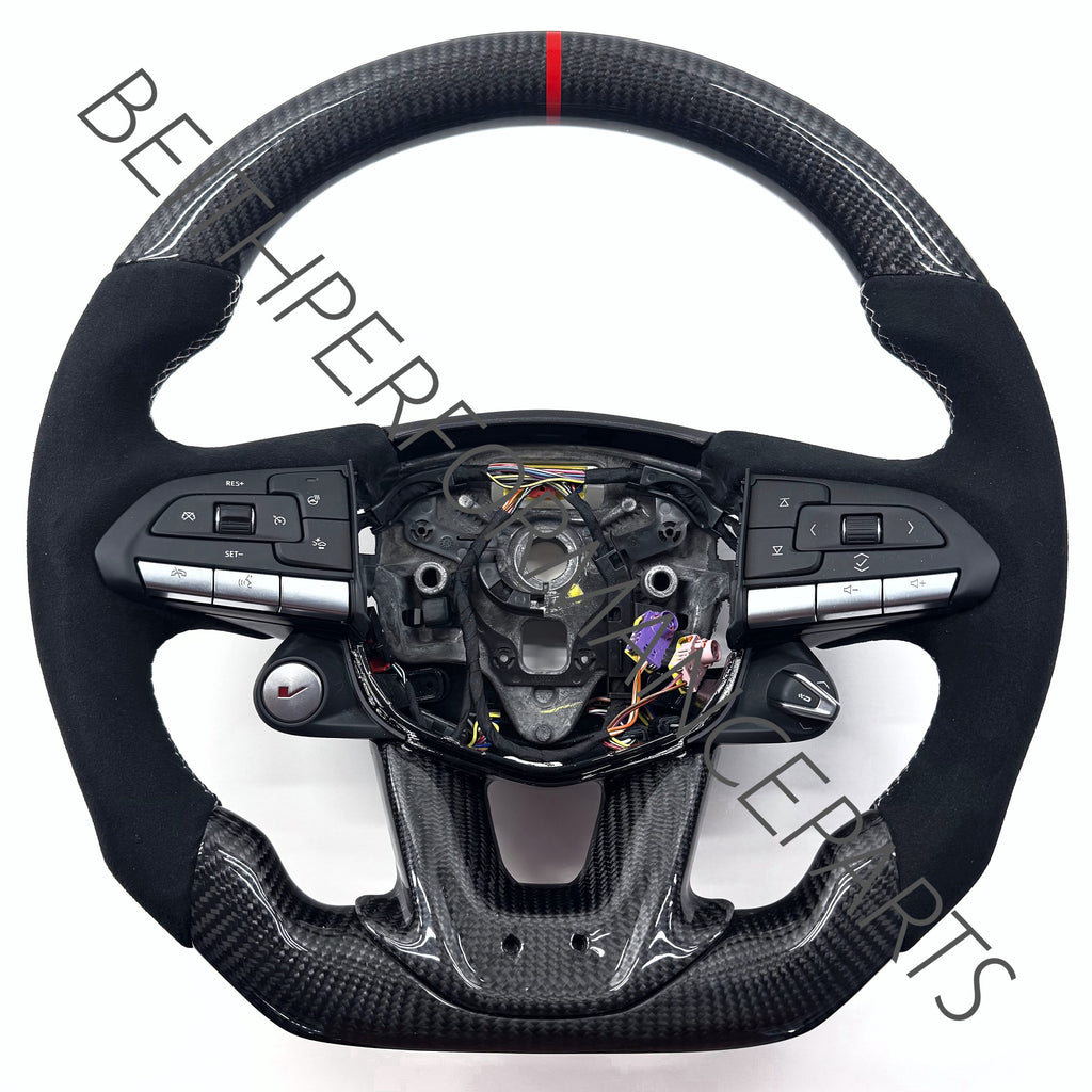2022+ Cadillac CT4 CT5 Blackwing – Carbon – Red Stripe