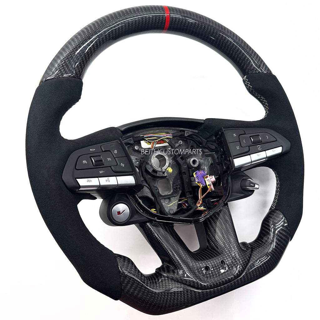 2022+ Cadillac CT4 CT5 Blackwing – Carbon – Red Stripe