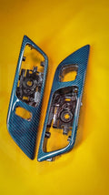 2015-2023 Mustang S550 Blue Carbon Fiber Active Door Handles