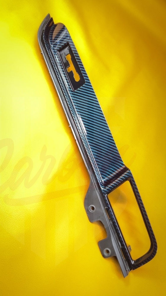 2015-2023 Mustang S550 Blue Carbon Fiber  Dashboard Trim With Chassis #