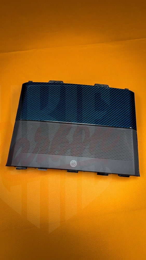 2015-2023 Mustang S550 Blue Carbon Fiber Speaker Cover