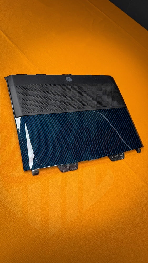 2015-2023 Mustang S550 Blue Carbon Fiber Speaker Cover