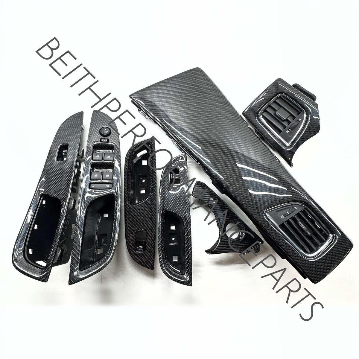 2014-2017 Chevrolet SS Sedan – 7 Piece Carbon Dash Kit