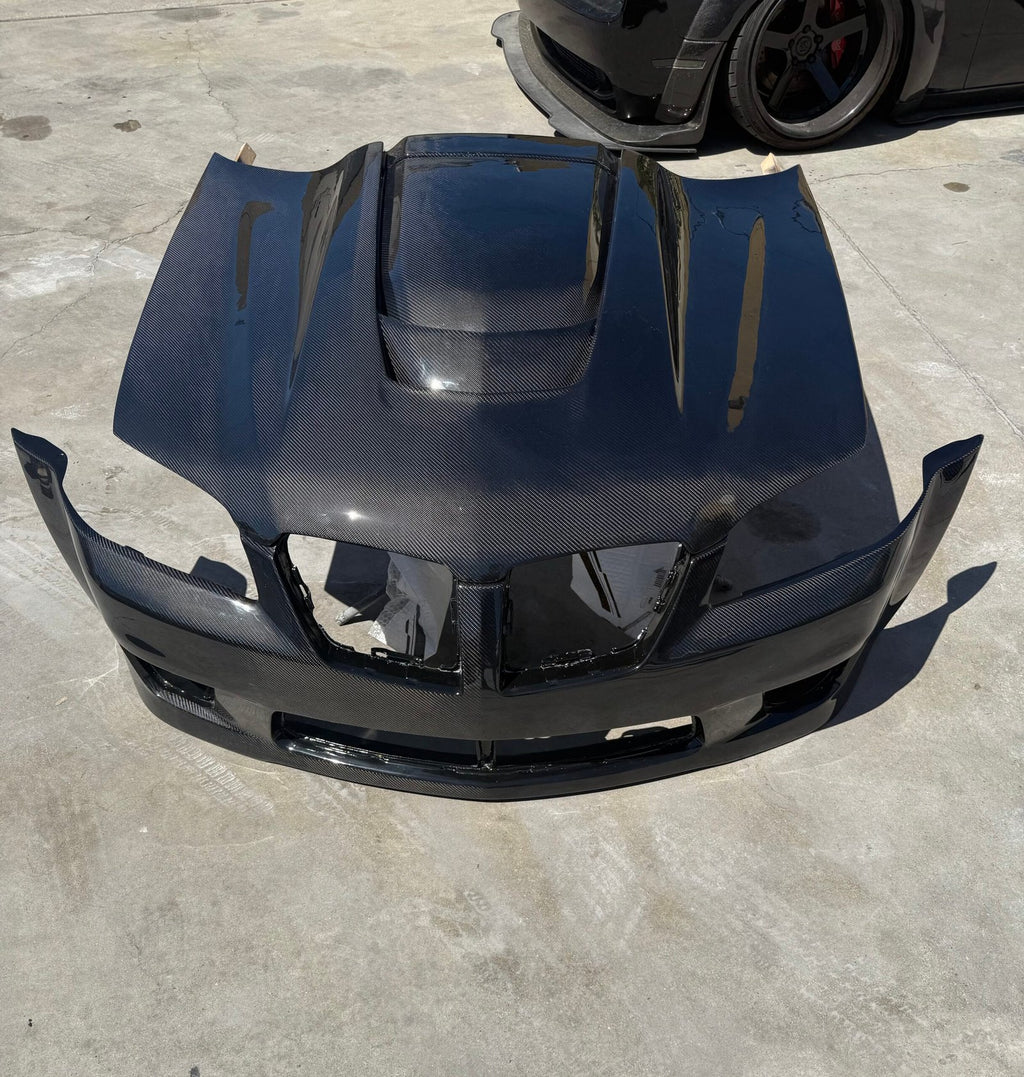 Pontiac G8 front clip combo (carbon fiber)
