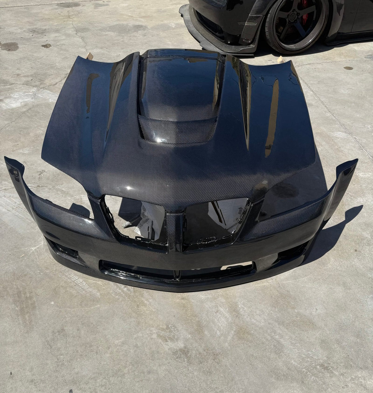 Pontiac G8 front clip combo (carbon fiber)