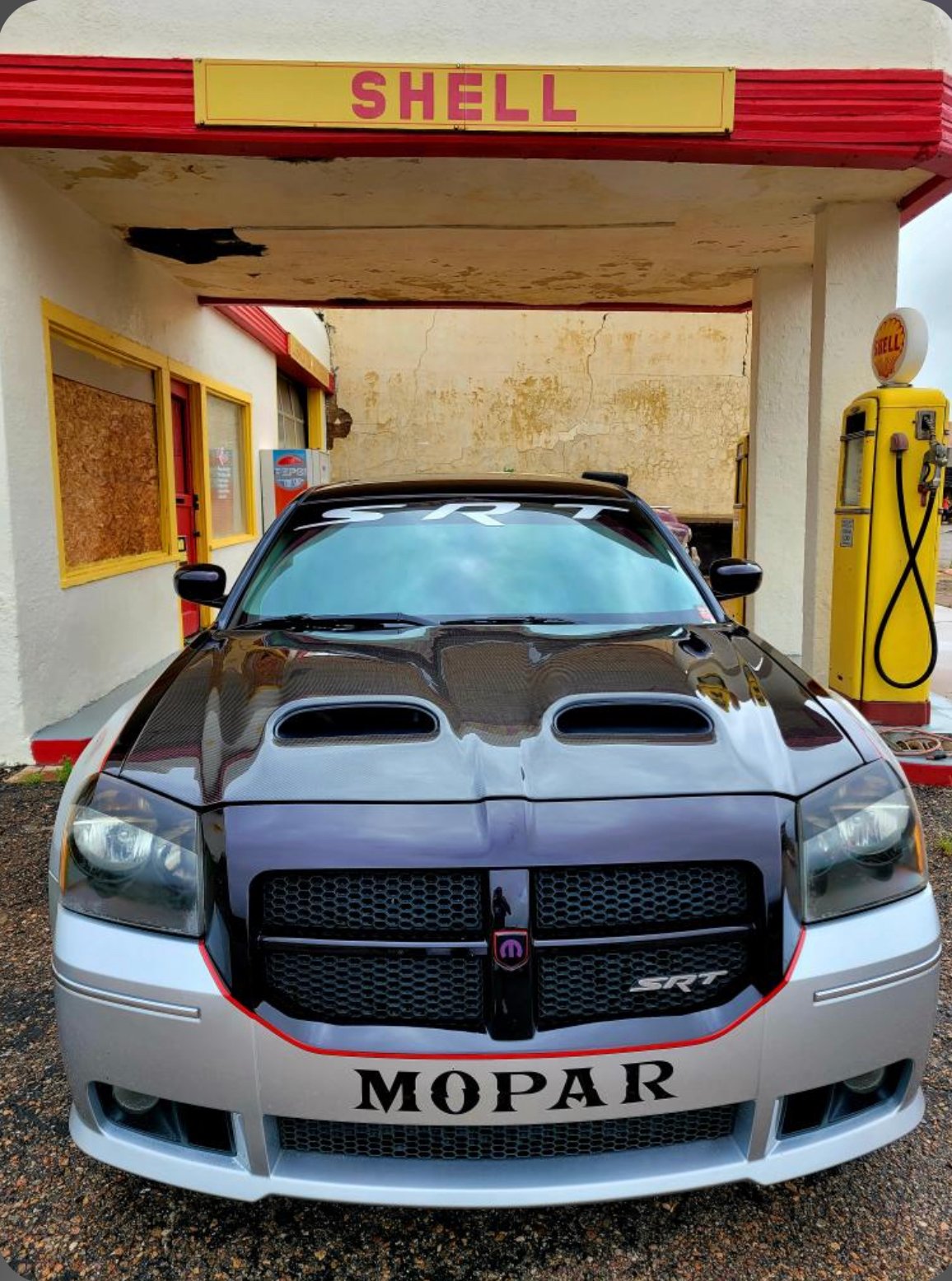 dodge magnum redeye V1 hood