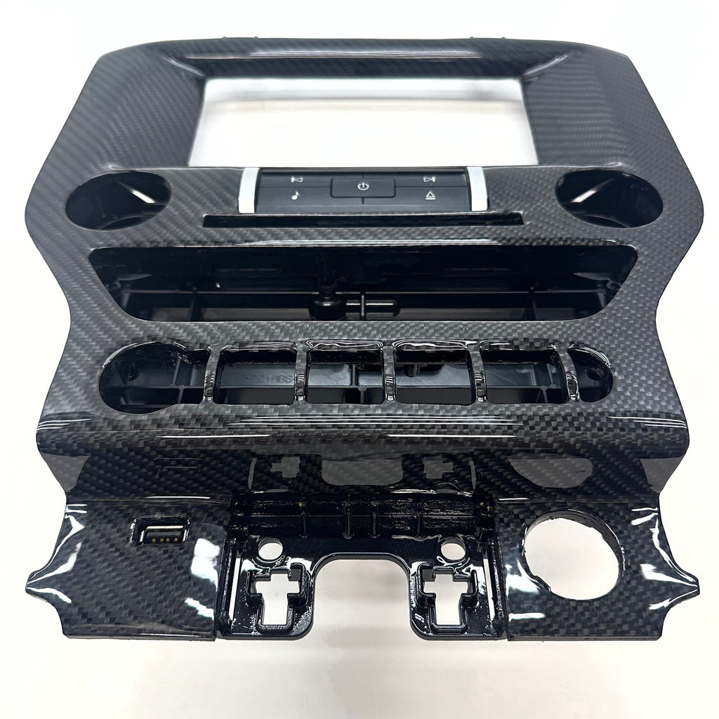 2018+ Mustang GT – Carbon Radio Bezel