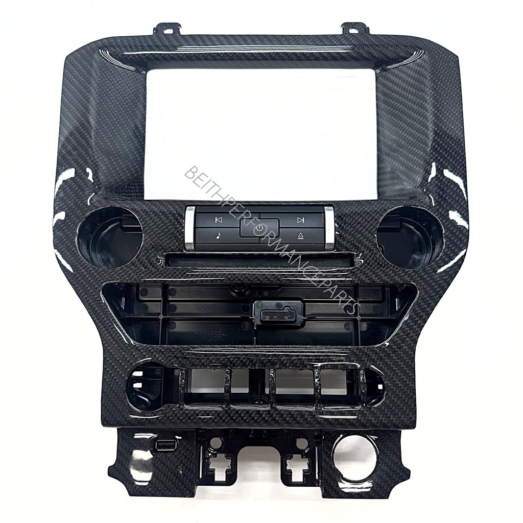 2018+ Mustang GT – Carbon Radio Bezel