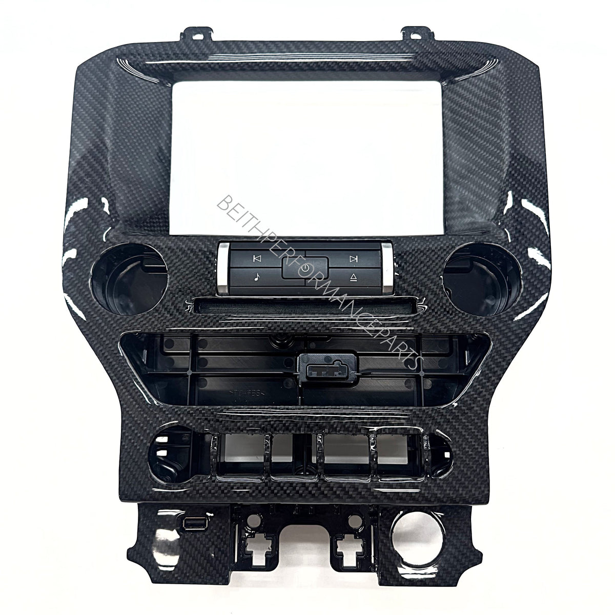 2018+ Mustang GT – Carbon Radio Bezel