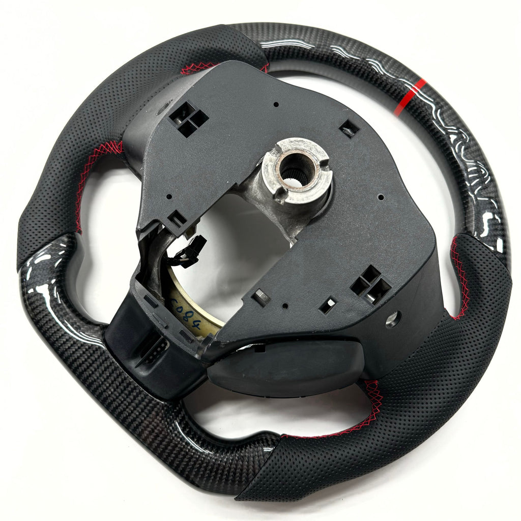 2008-2015 Mitsubishi Lancer Evo – Carbon – Red Stitch