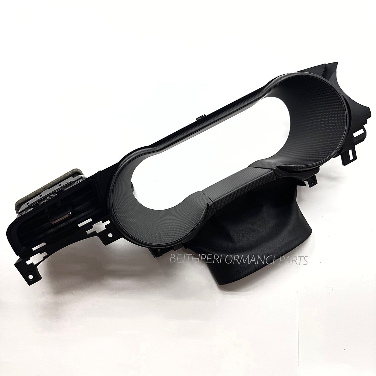 2018+ Ford Mustang – Matte Carbon Digital Cluster Bezel