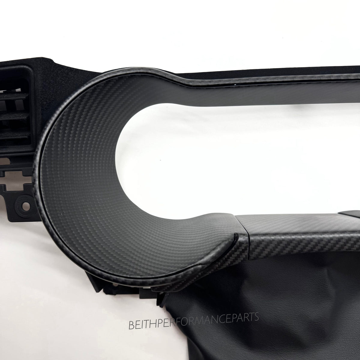 2018+ Ford Mustang – Matte Carbon Digital Cluster Bezel